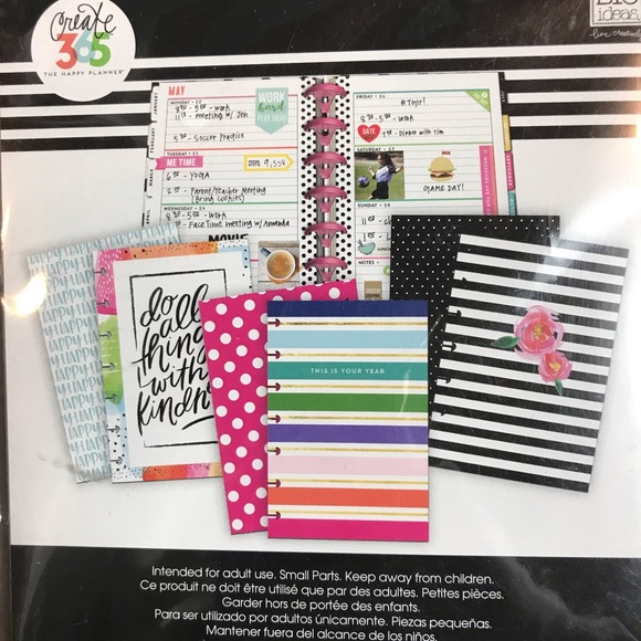 Me & My Big Ideas Accessories The Happy Planner Laminated Hard Covers Mini Poshmark